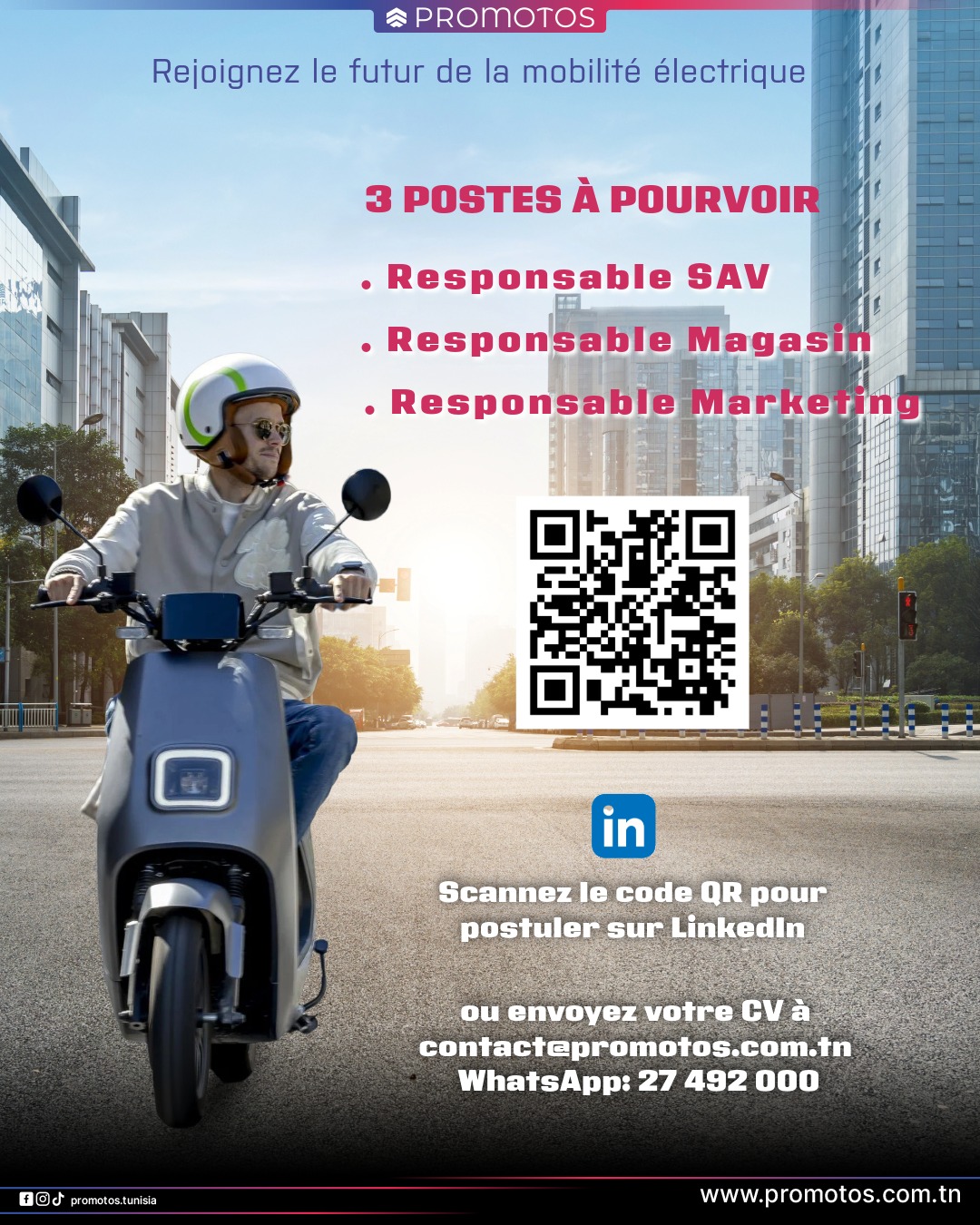 🚀 PROMOTOS recrute !